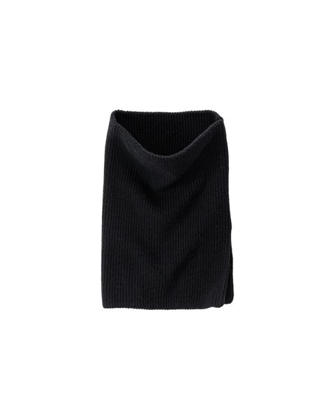Mercerized Fine Wool Snood -スヌード-（Black / ブラック）