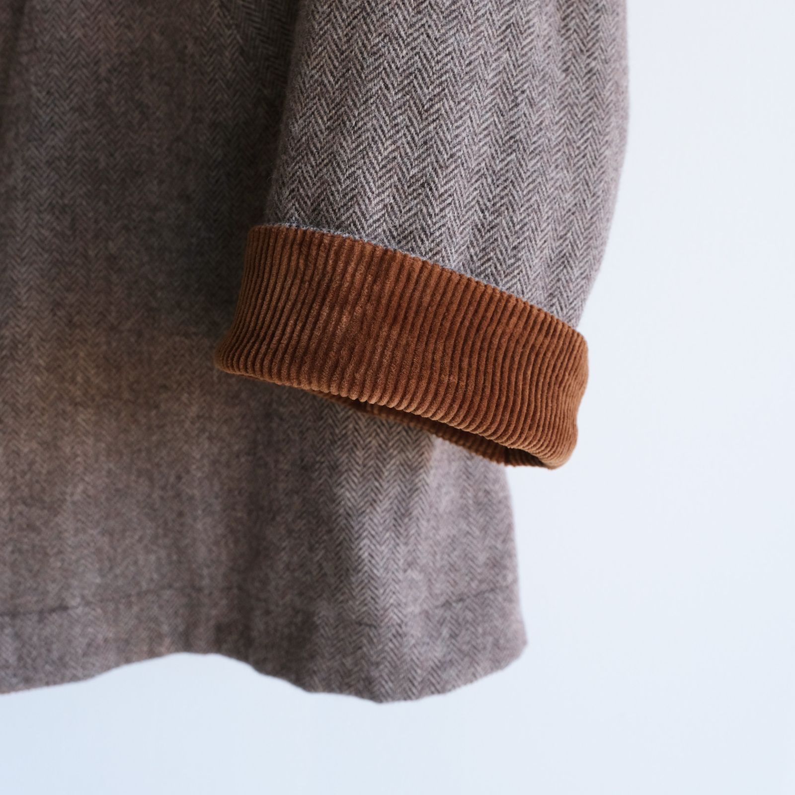 Novem Jacket -ジャケット-（Brown Herringbone / ブラウン ヘリンボーン）