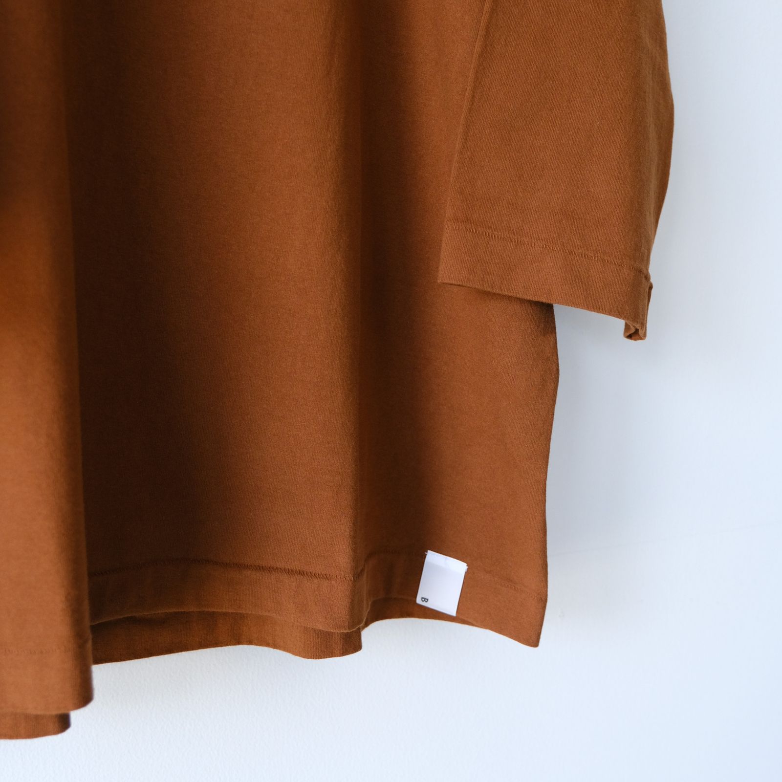 3/4 Sleeve Tube T-Shirt -Tシャツ-（Mocha Brown / モカブラウン）