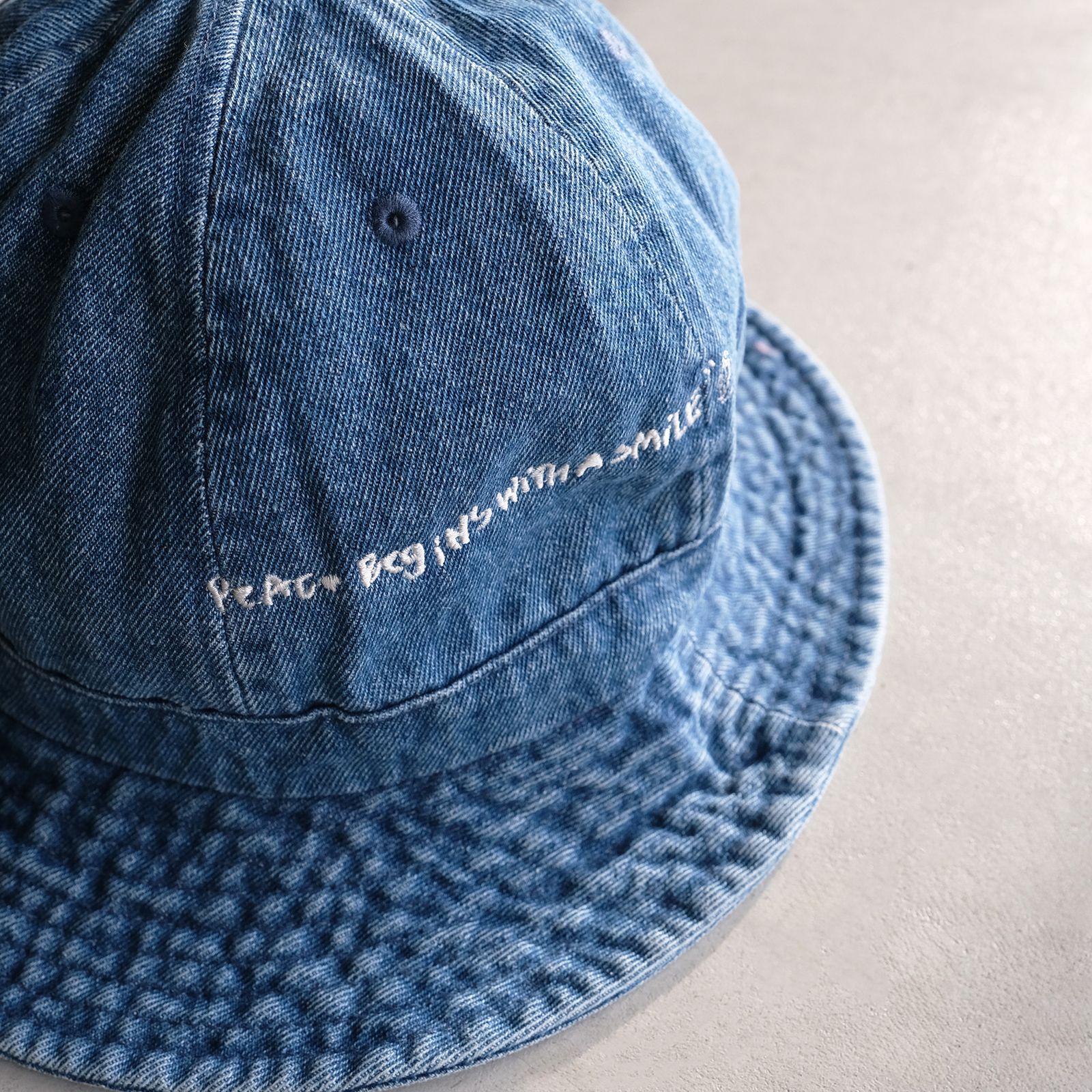 Embroidered Metro Hat -ハット-（Blue / ブルー）