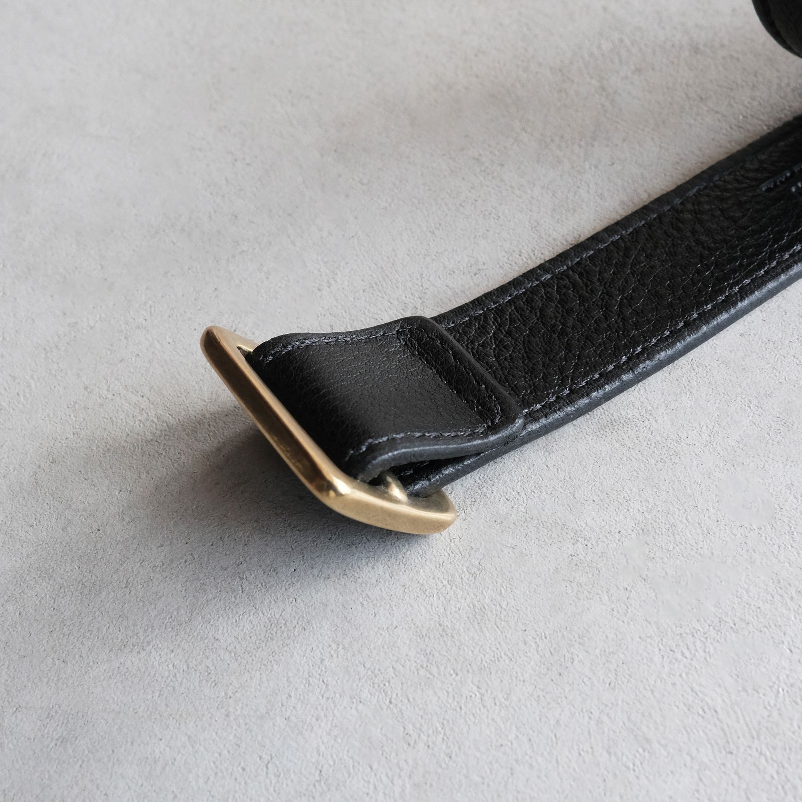 Cowhide Leather Belt -ベルト-（Black / ブラック）