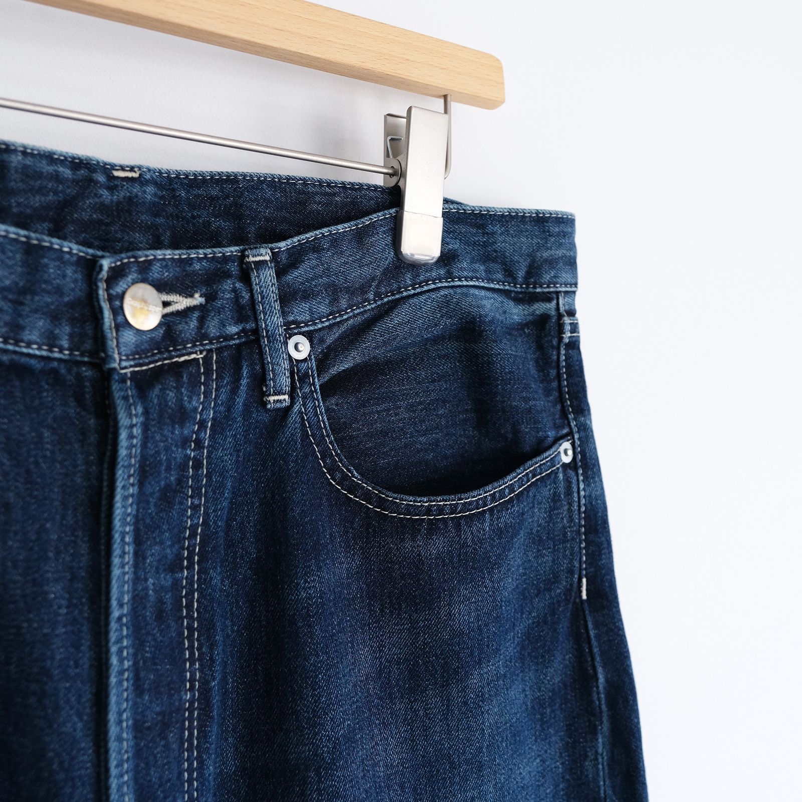 Selvage Denim Five Pocket Tapered Pants -パンツ-（Indigo Dark Fade / インディゴダークフェード）
