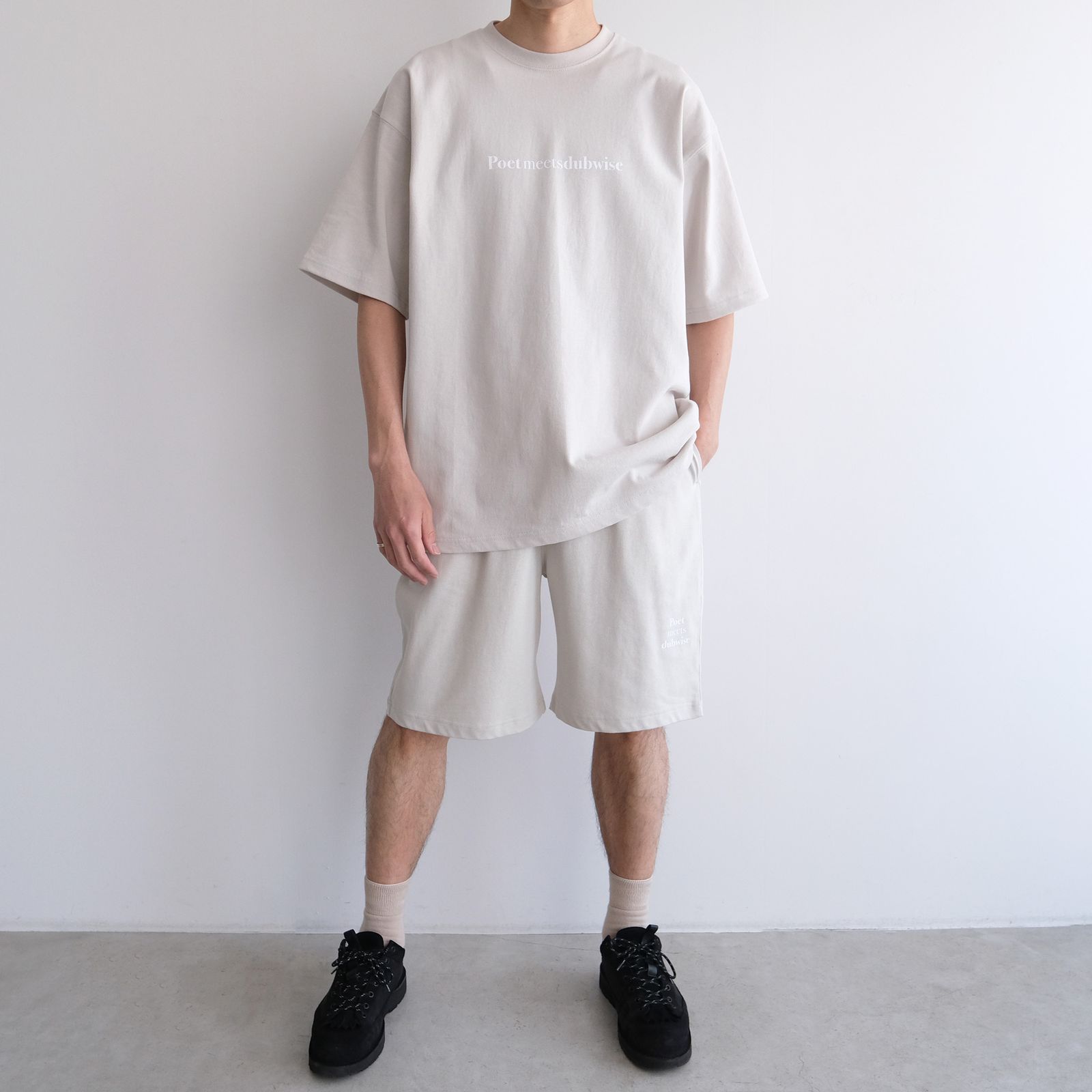 PMD Logo Low Oversized T-Shirt -Tシャツ-（F.Gray / フェードグレー）