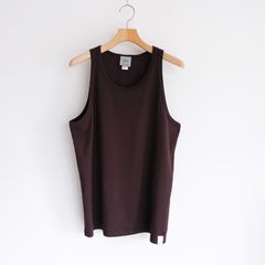 Giza Cotton Tanktop -タンクトップ-（Brown / ブラウン）