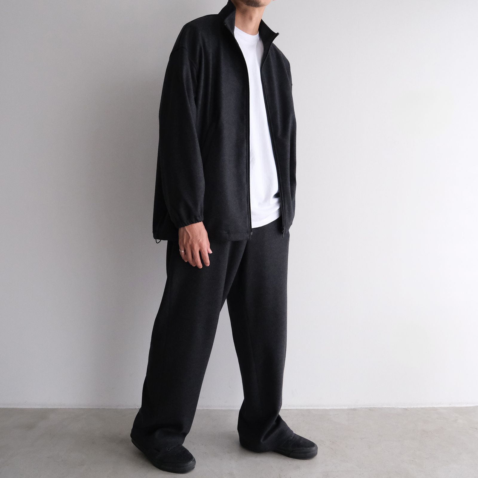 Wool Smooth Flannel Track Blouson -ブルゾン-（Gray / グレー）GU253-30220B