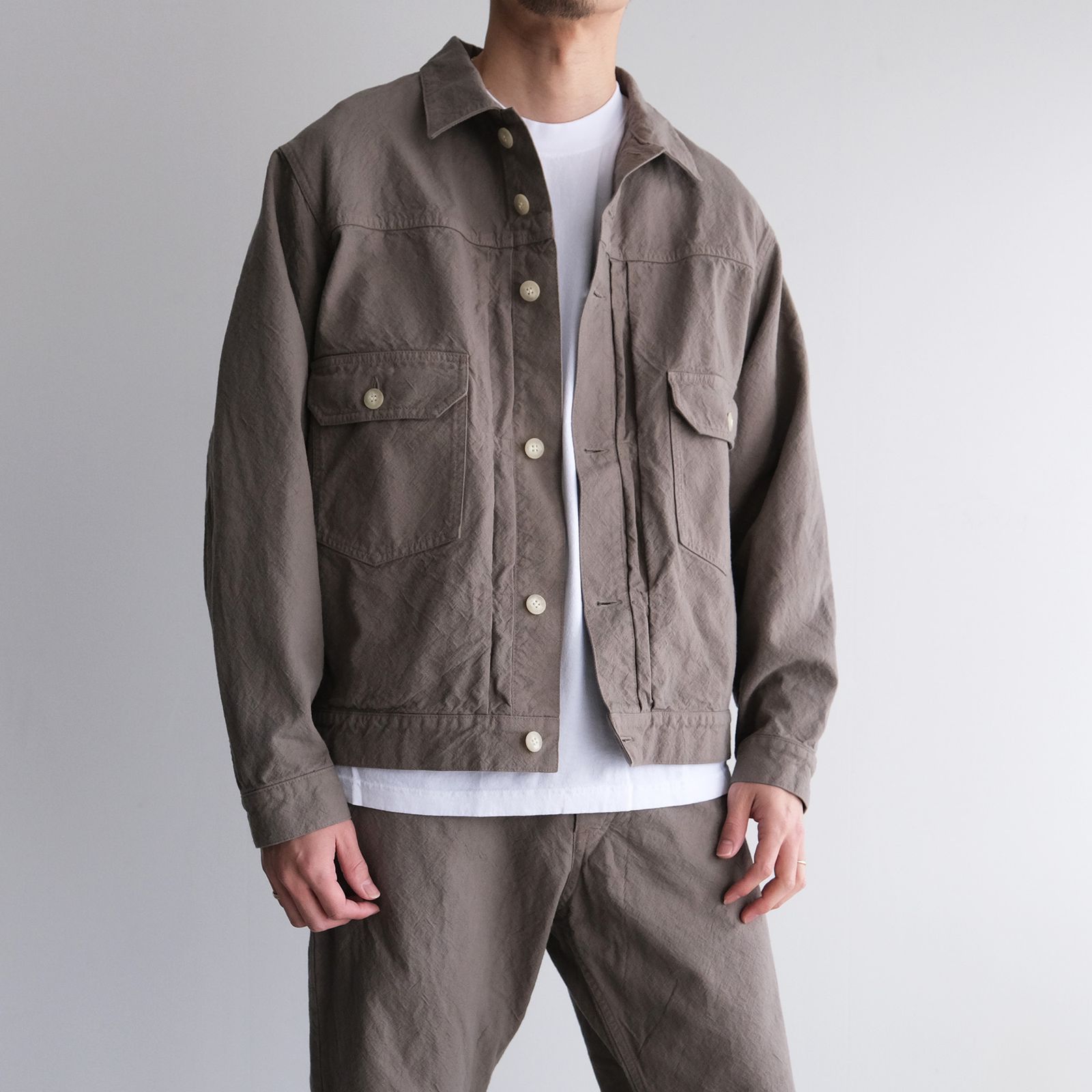 Type-2 Trucker Jacket -ジャケット-（Greige / グレージュ）