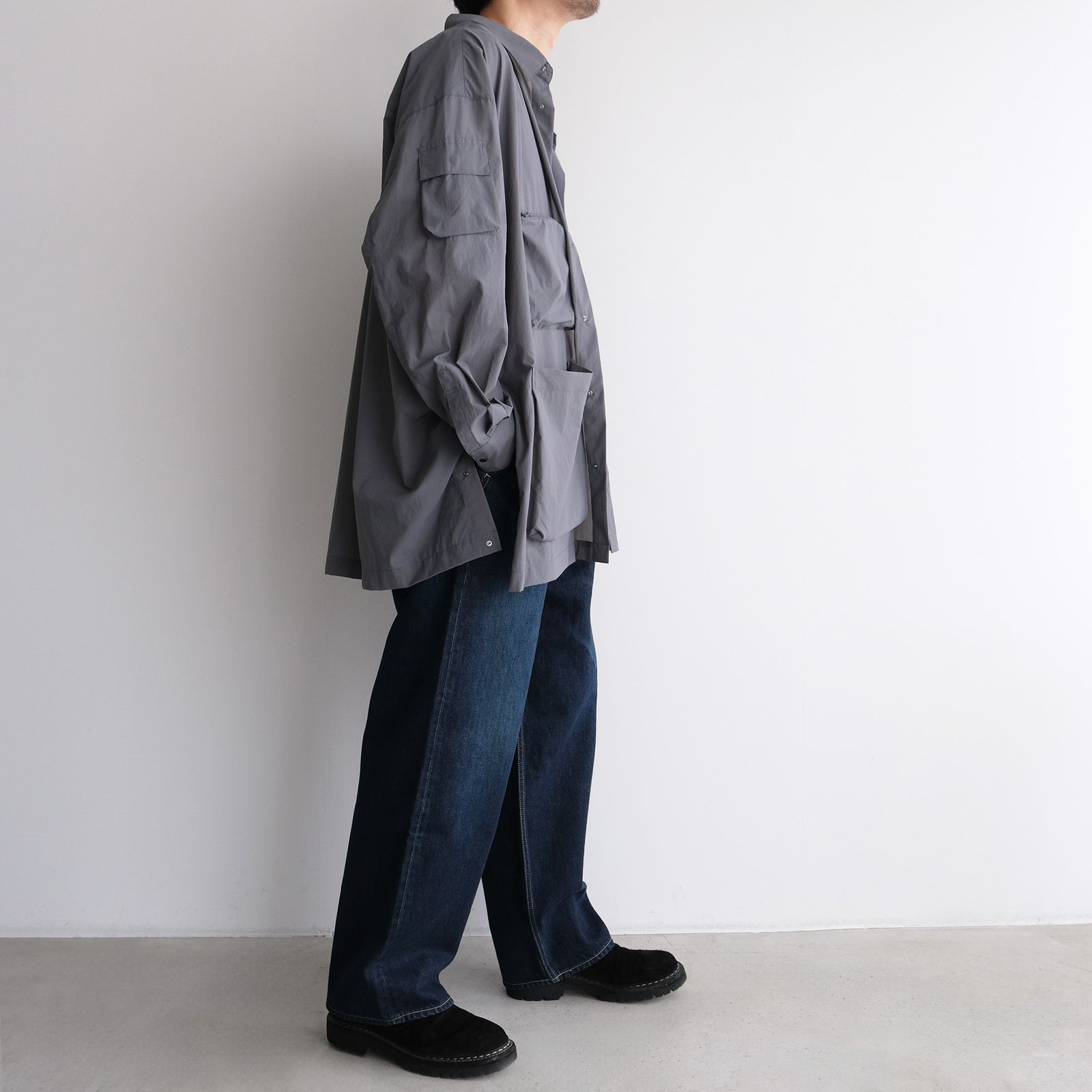 Pertex Utility Longline Shirt -シャツ-（Gray / グレー）