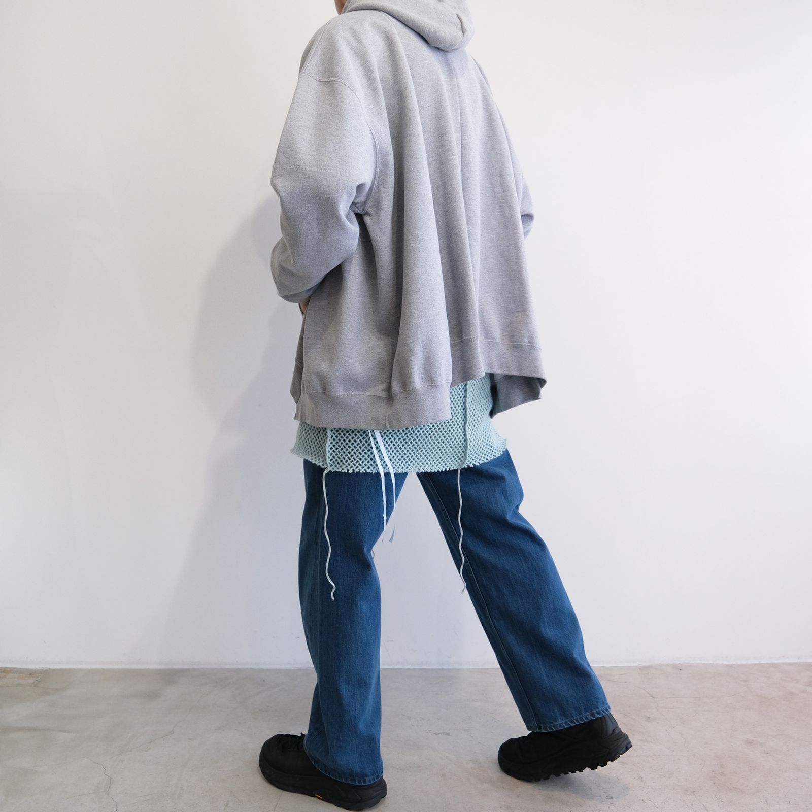 『MOHAIR LONG SLEEVE』-ニット-（SAX / サックス）
