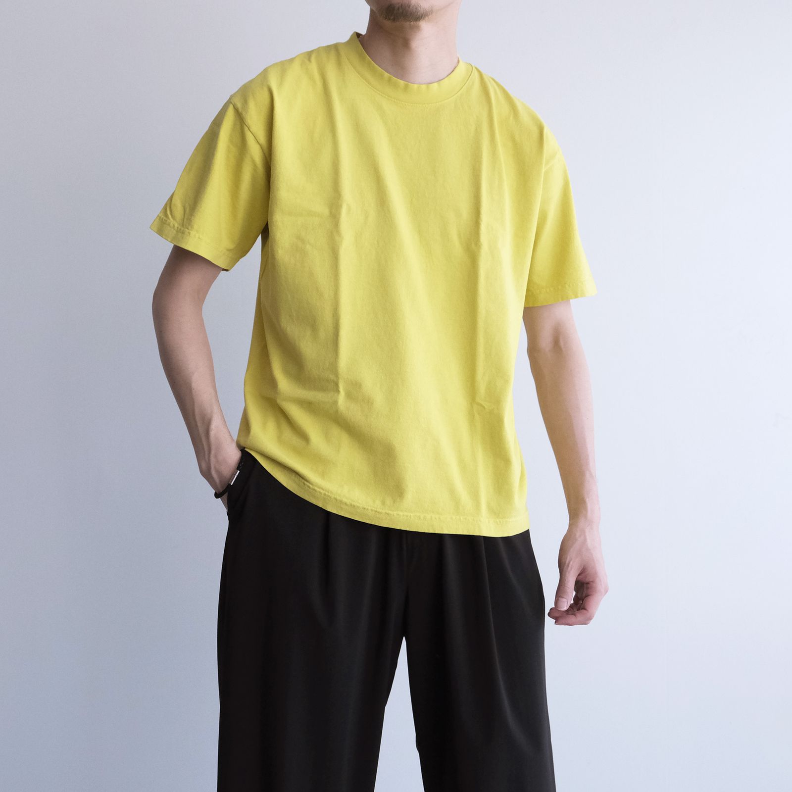 2026 Limited PDColor / White Label -Tシャツ-（PD Light Yellow / ピグメントライトイエロー）