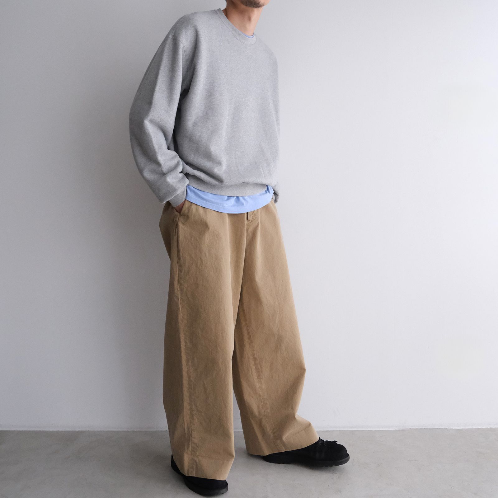 Chino High Waist Pants -パンツ-（Beige Used / ベージュ ユーズド）