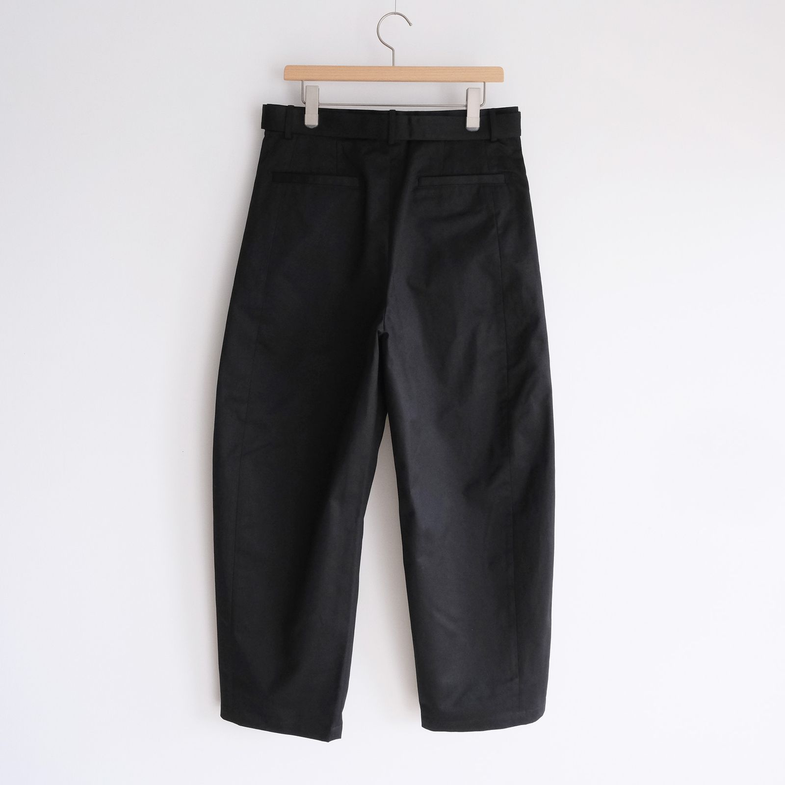 Dry Westpoint Barrel-Fit Belted Pants -パンツ-（Black / ブラック）GM263-40381