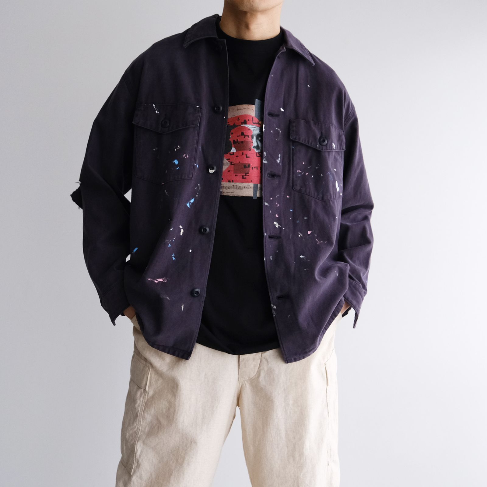 Killiman Jah Low Works Collage 01 L/S Tee -Tシャツ-（Black / ブラック）