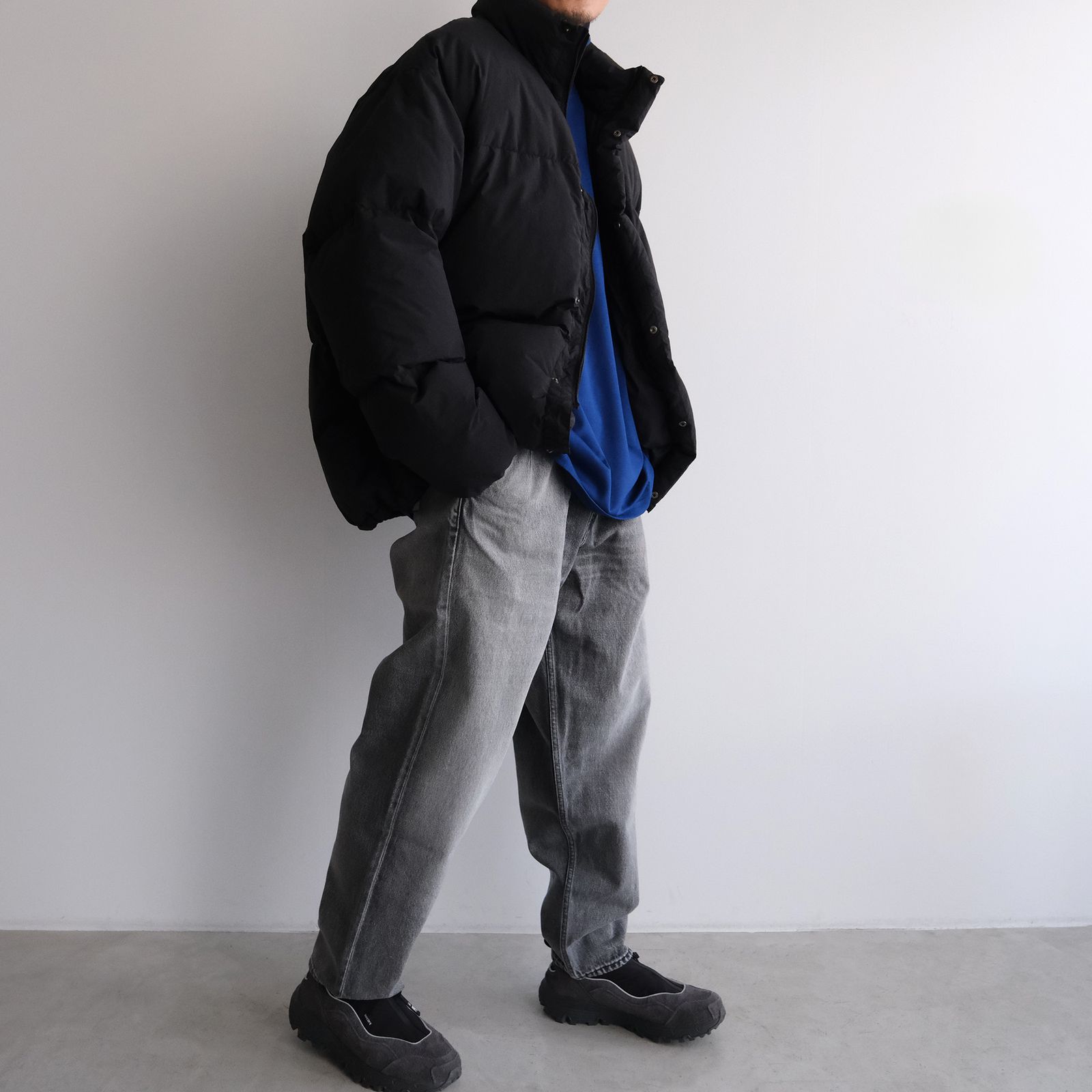 Garment Dyed Down Jacket -ダウンジャケット-（Black / ブラック）GM253-30574