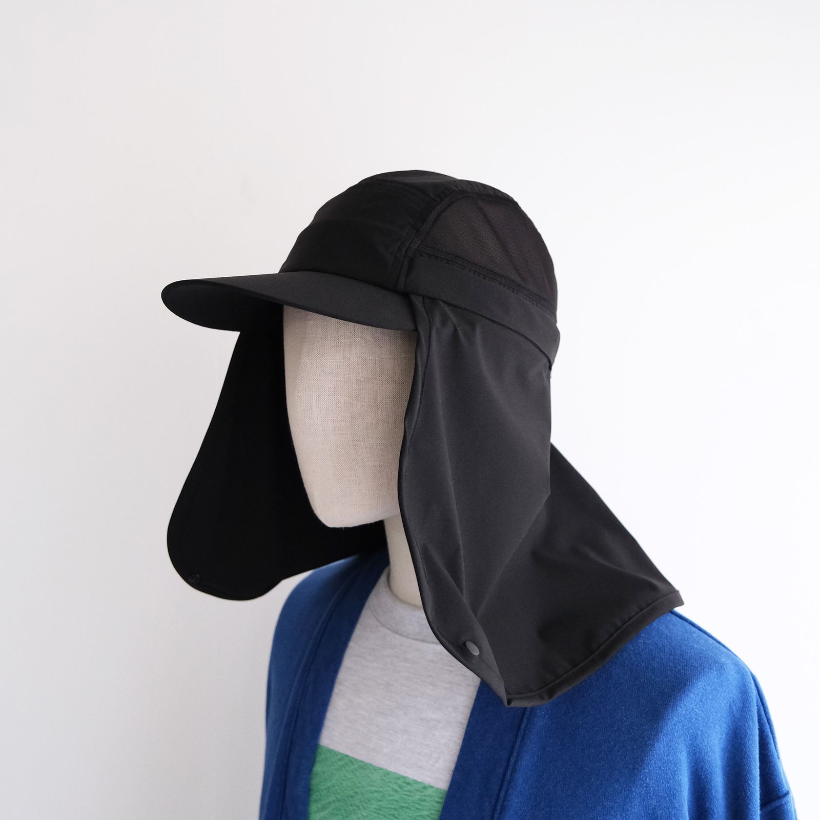 Sun Shade Mesh Cap -キャップ-（Black / ブラック）
