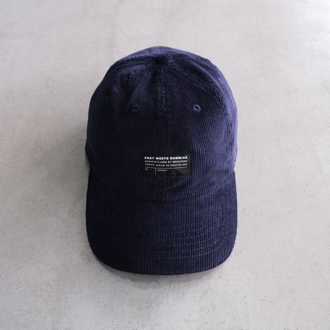 PMD Tag Corduroy Cap -キャップ-（Navy / ネイビー）