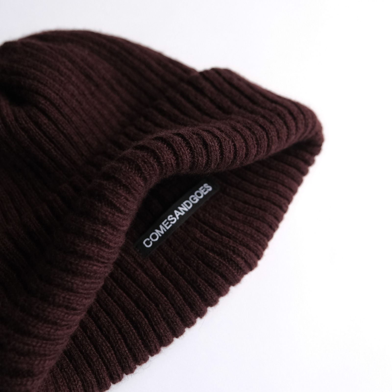 Cashmere Knit -ニットキャップ-（Wine Brown / ワインブラウン）