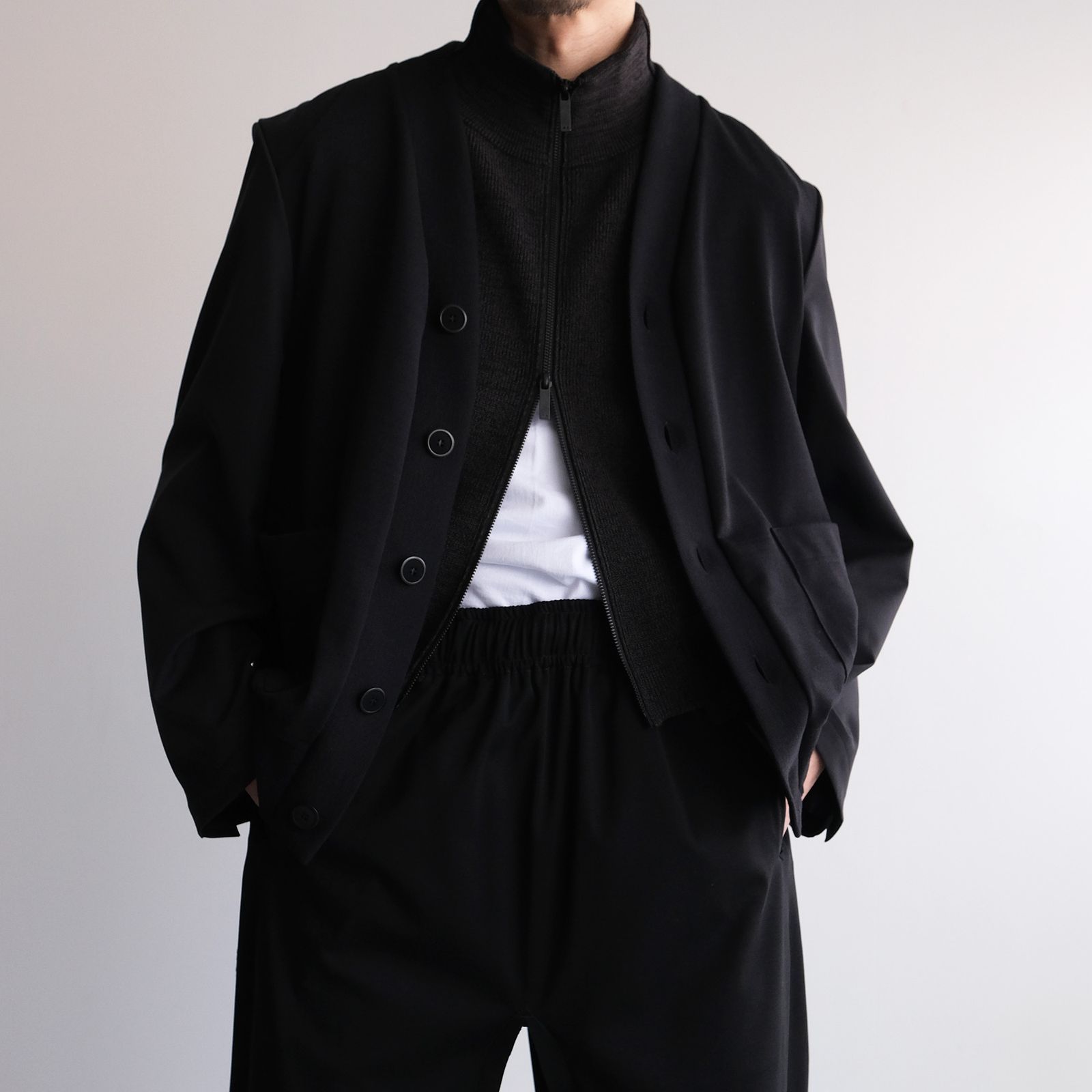 Driver's Knit Vest -ベスト-（Black / ブラック）