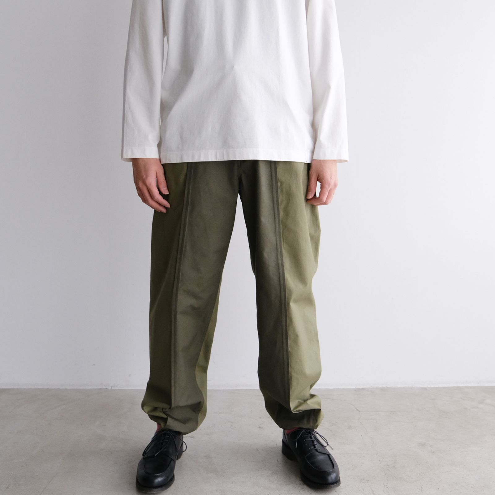 『Blocked Work Pants』-パンツ-（Olive / オリーブ）