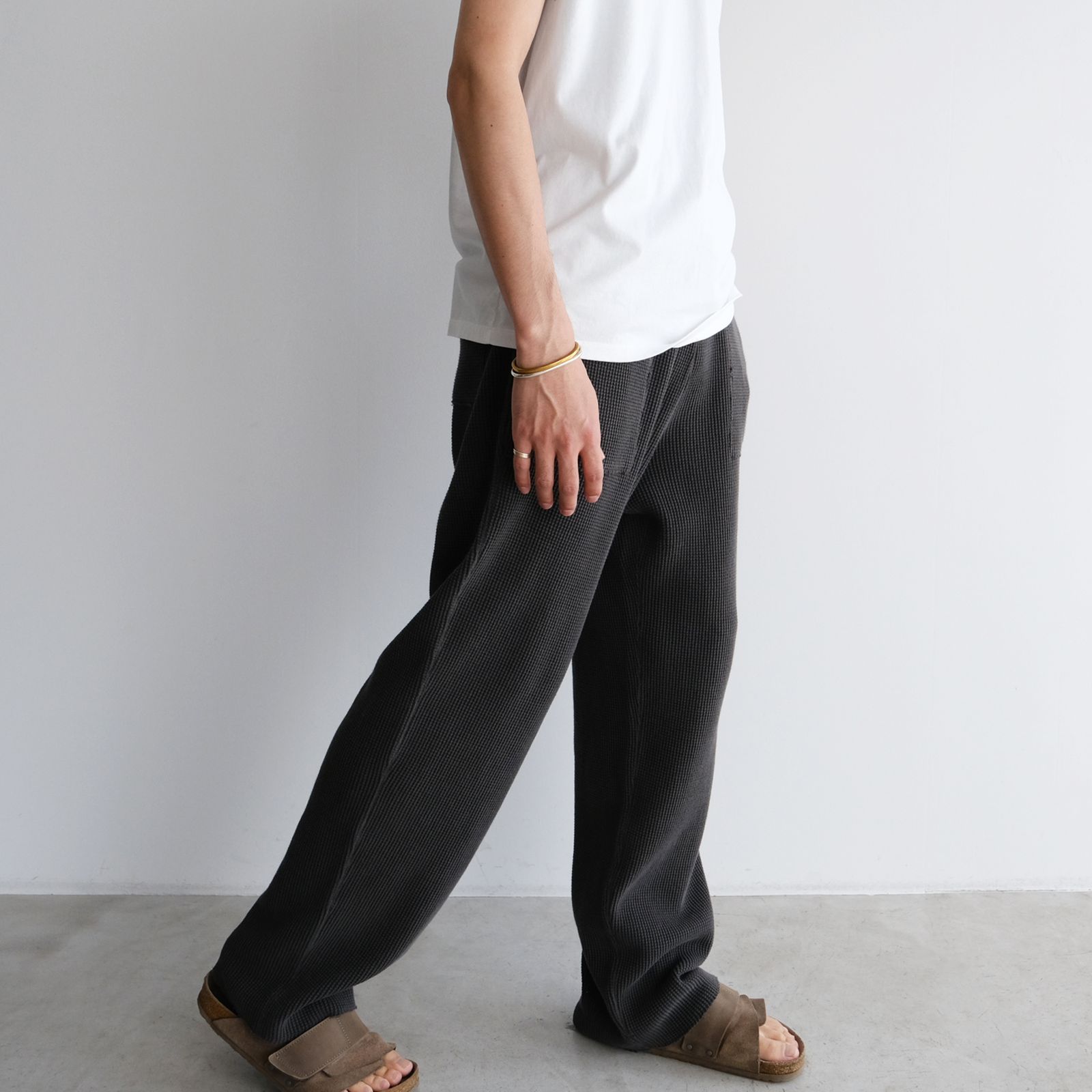 INNAT - Waffle Jogger Pants -パンツ-（Sumikuro / スミクロ