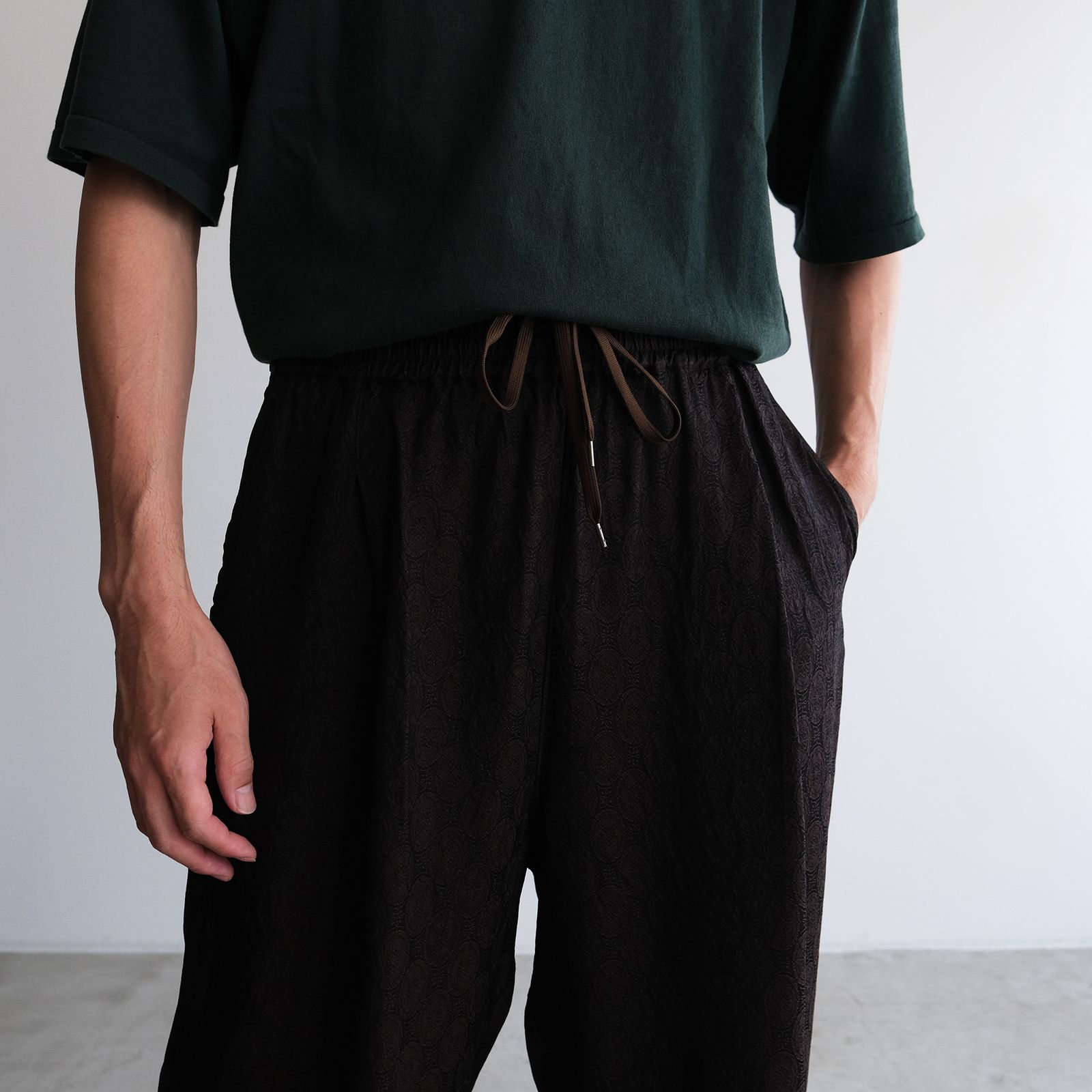 Cupra - 1 Tuck Pants -パンツ-（Brown / ブラウン）