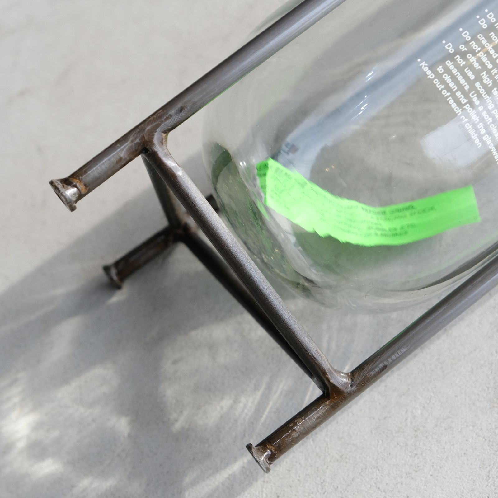 GLASS TUBE WITH STAND -フラワーベース-（Silver / シルバー）