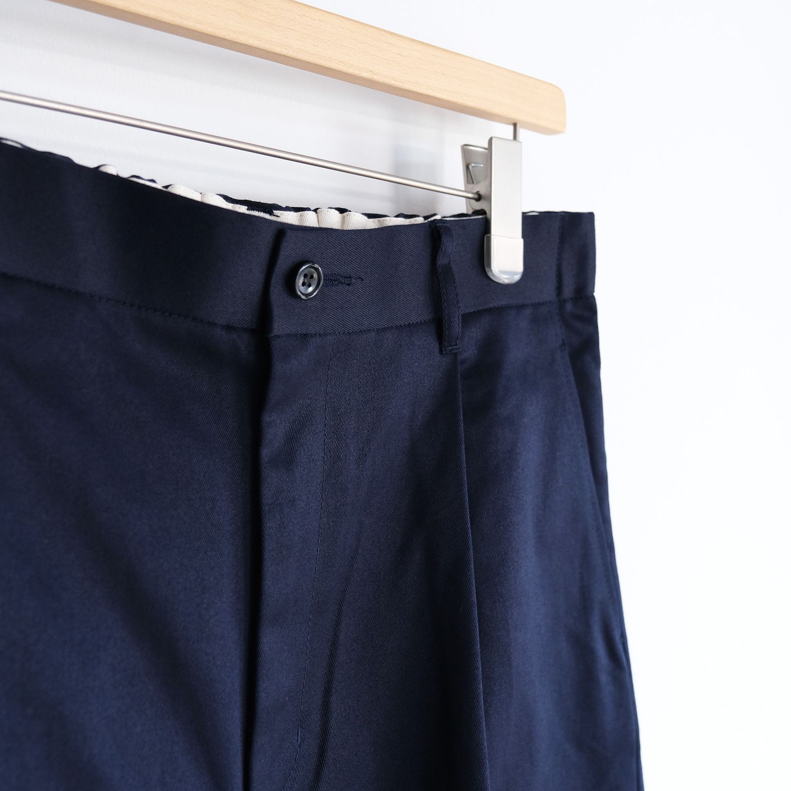 Westpoint Chino Wide Straight Trousers -パンツ-（Navy / ネイビー）