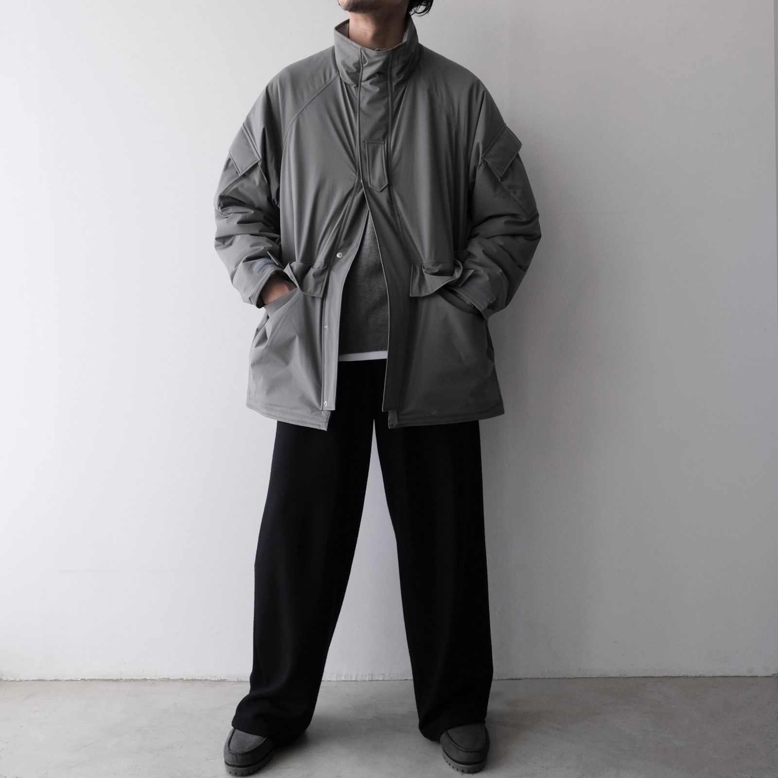 PERTEX SHIELD Insulated Military Parka -ジャケット-（Stone Gray / ストーングレー）GM263-30271