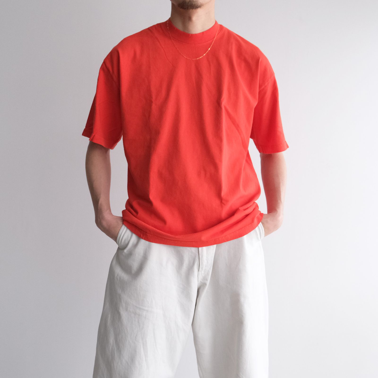 MINE Duct Tape S/S T-Shirt / White Label -Tシャツ-（Orange / オレンジ）