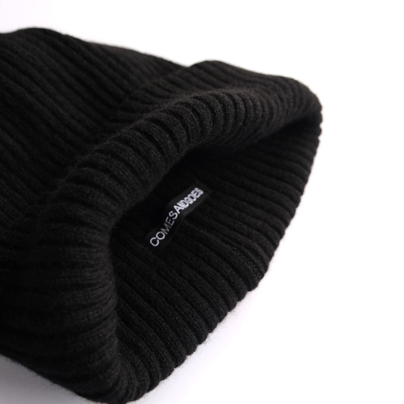 Cashmere Knit -ニットキャップ-（Black / ブラック）