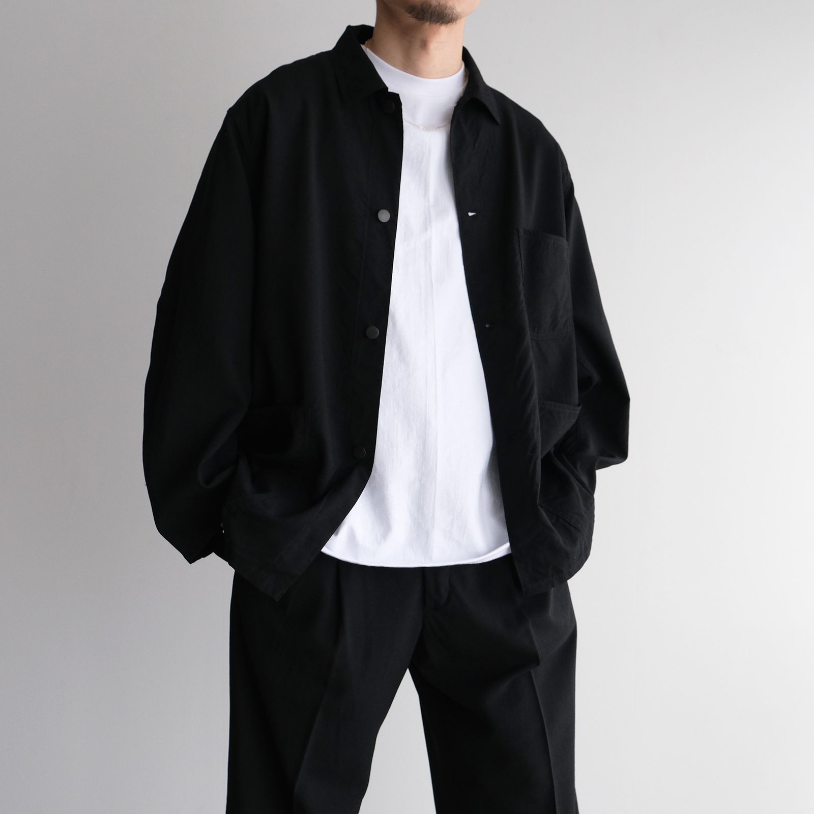 Wool Jacket -ジャケット-（Black / ブラック）