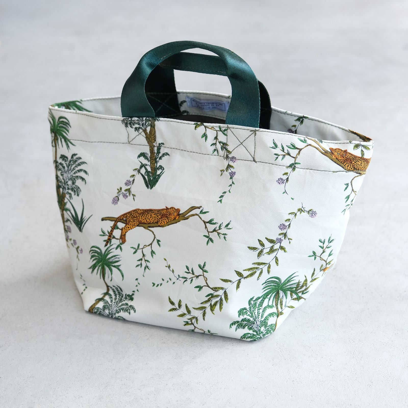Vintage Tent Fabric W Printed Pattern Bag -バッグ-（jungle /ジャングル）