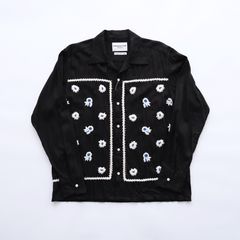 Bandana Hand Embroidery Shirt -シャツ-（Black / ブラック）