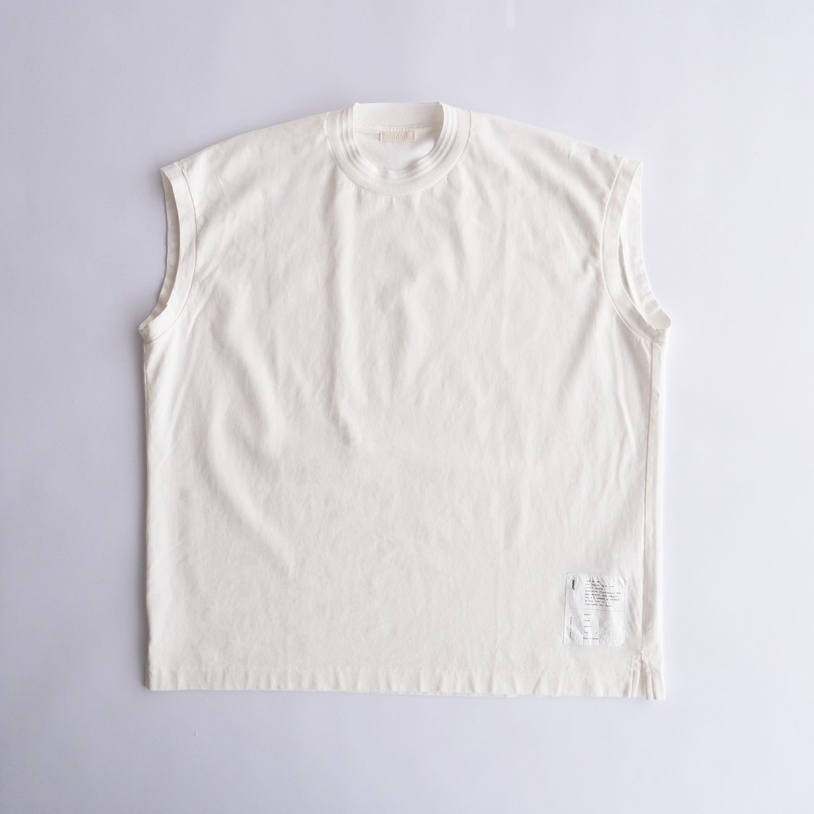 NS Tee - ノースリーブ -（White / ホワイト）
