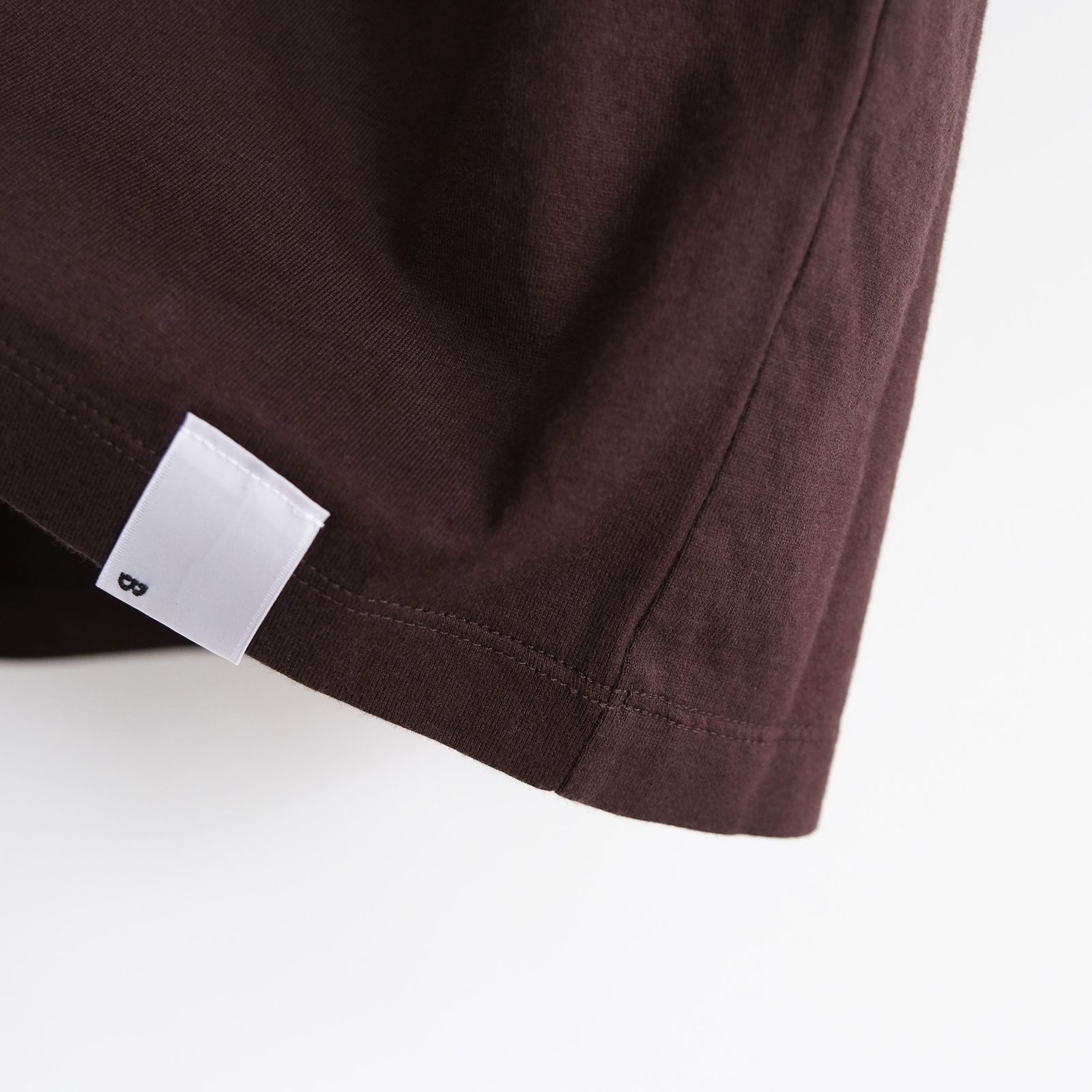 Giza Cotton No Sleeve T-Shirt -ノースリーブ-（Brown / ブラウン）