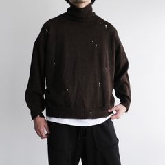 Turtleneck Sweater -ニット-（Brown / ブラウン）