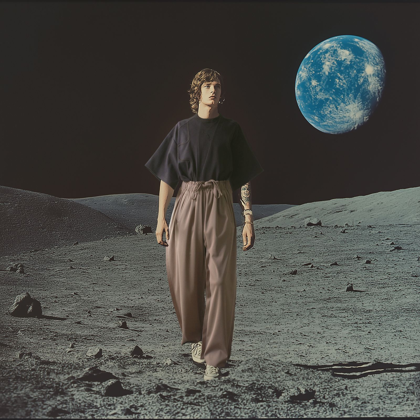 "Slit"Pants - パンツ-（Black / ブラック）