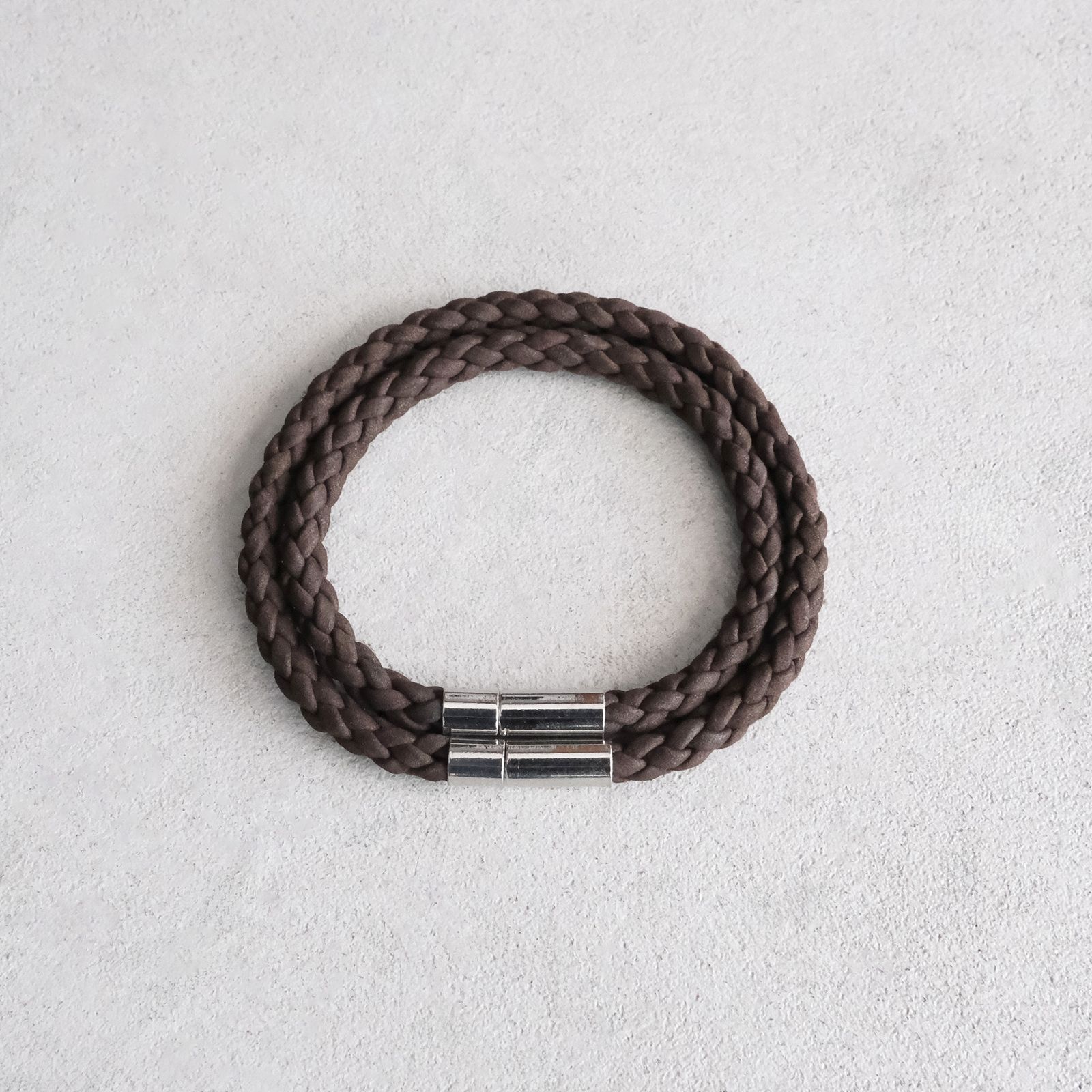 Hand Woven Bracelet M -ブレスレット-（Brown / ブラウン）