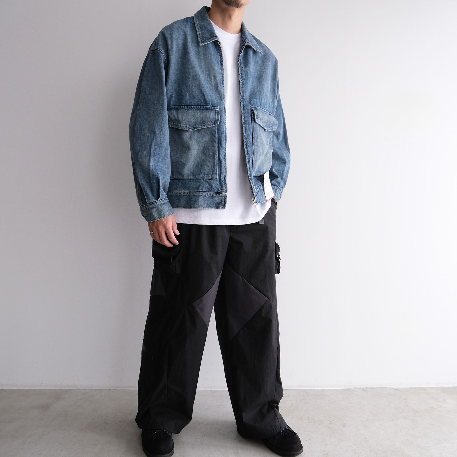 Selvage Denim Zip Jacket -デニムジャケット-（Indigo Light Fade / インディゴライトフェイド）