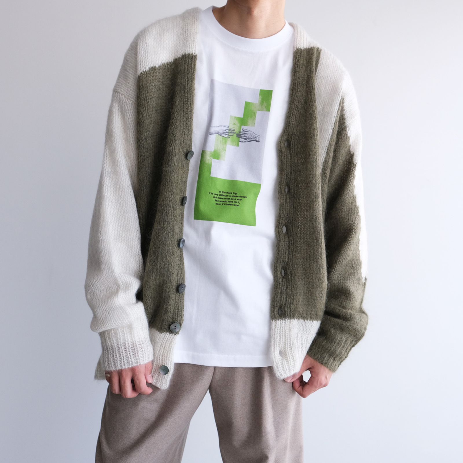 In The Thick Fog L/S T-Shirts -Tシャツ-（White / ホワイト）