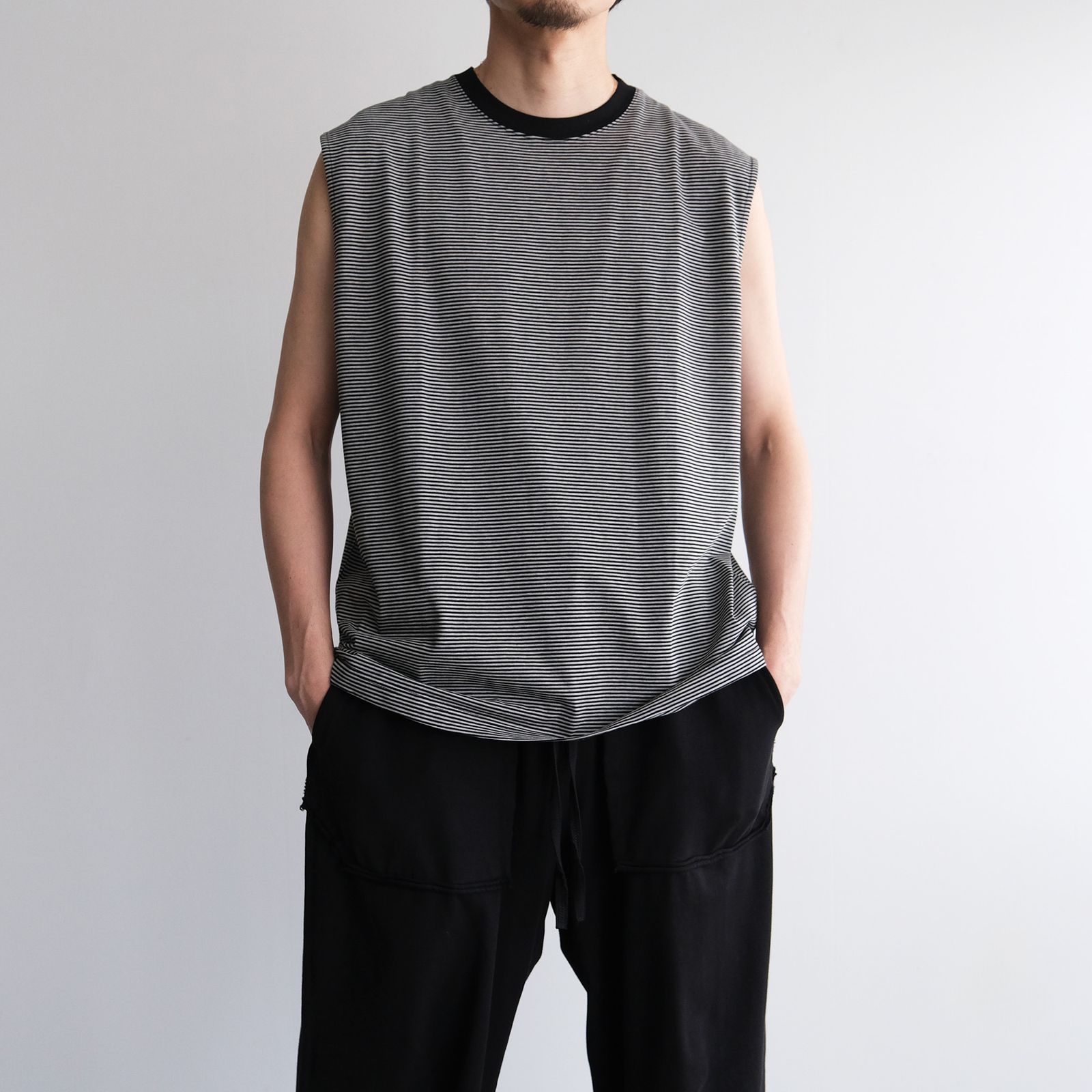 Hi Qualitee N/S -タンクトップ-（Black×F.Gray / ブラック×F.グレー）