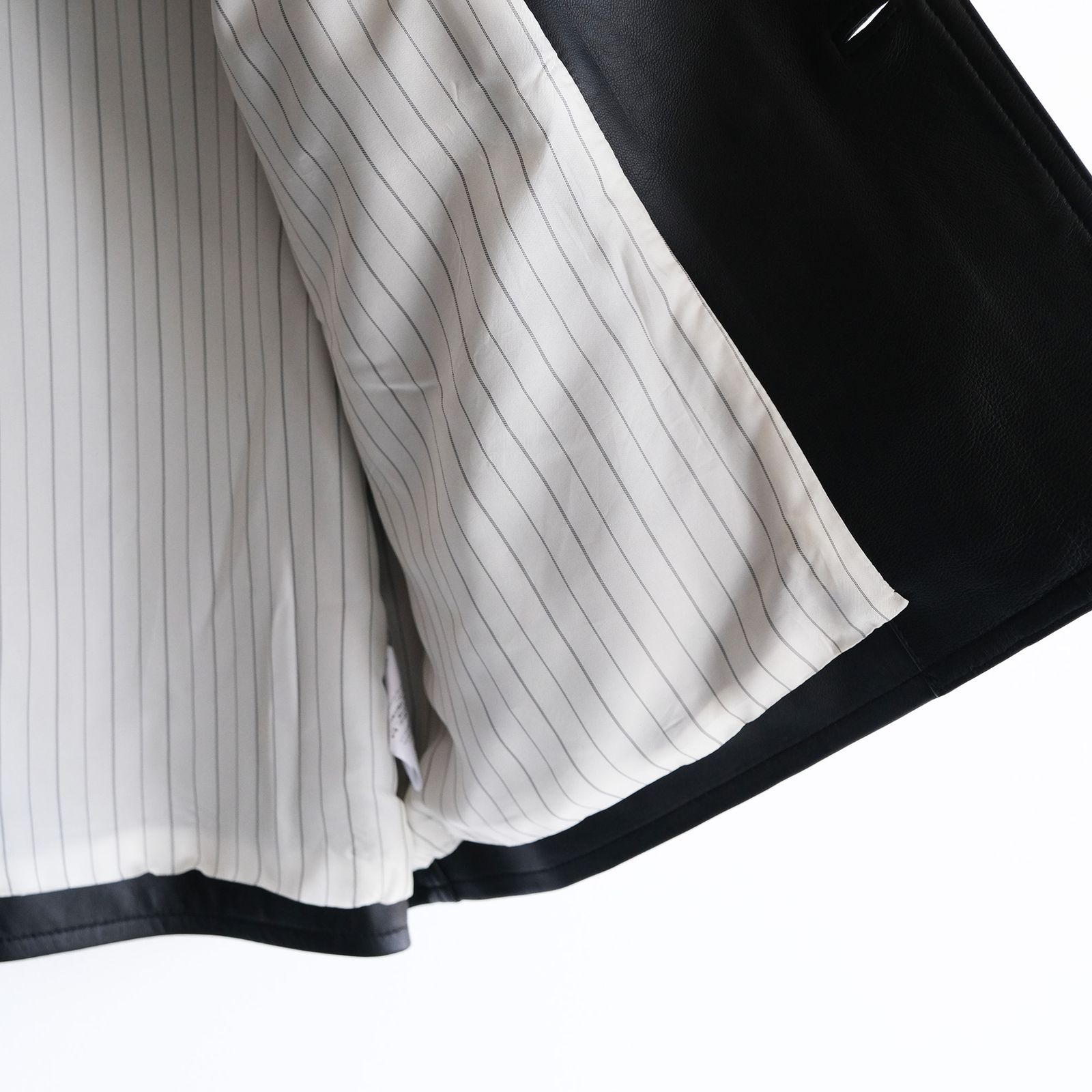 Sheep Leather Corbusier Jacket -ジャケット-（Black / ブラック）