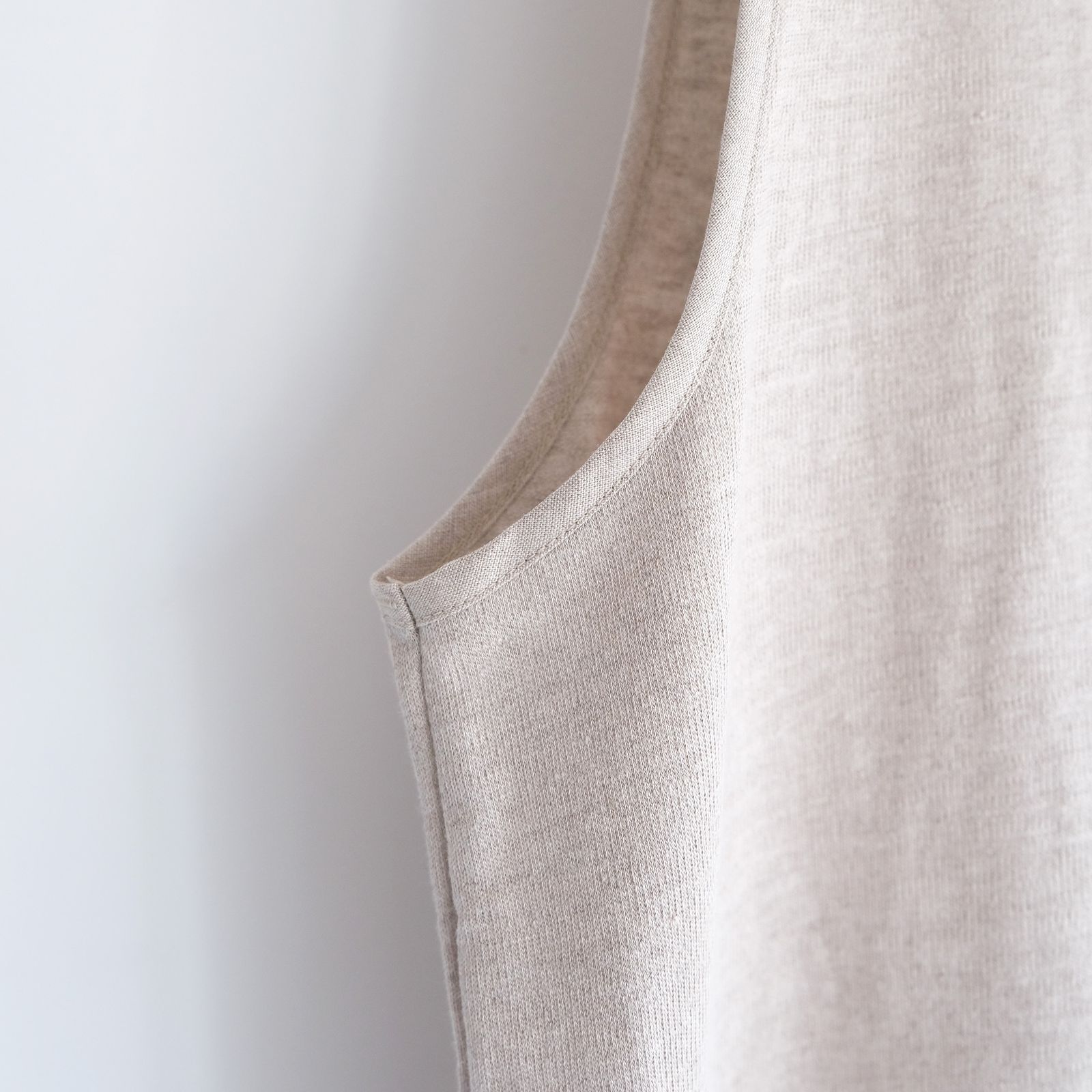Linen Pique Tank Top -タンクトップ-（Natural / ナチュラル）