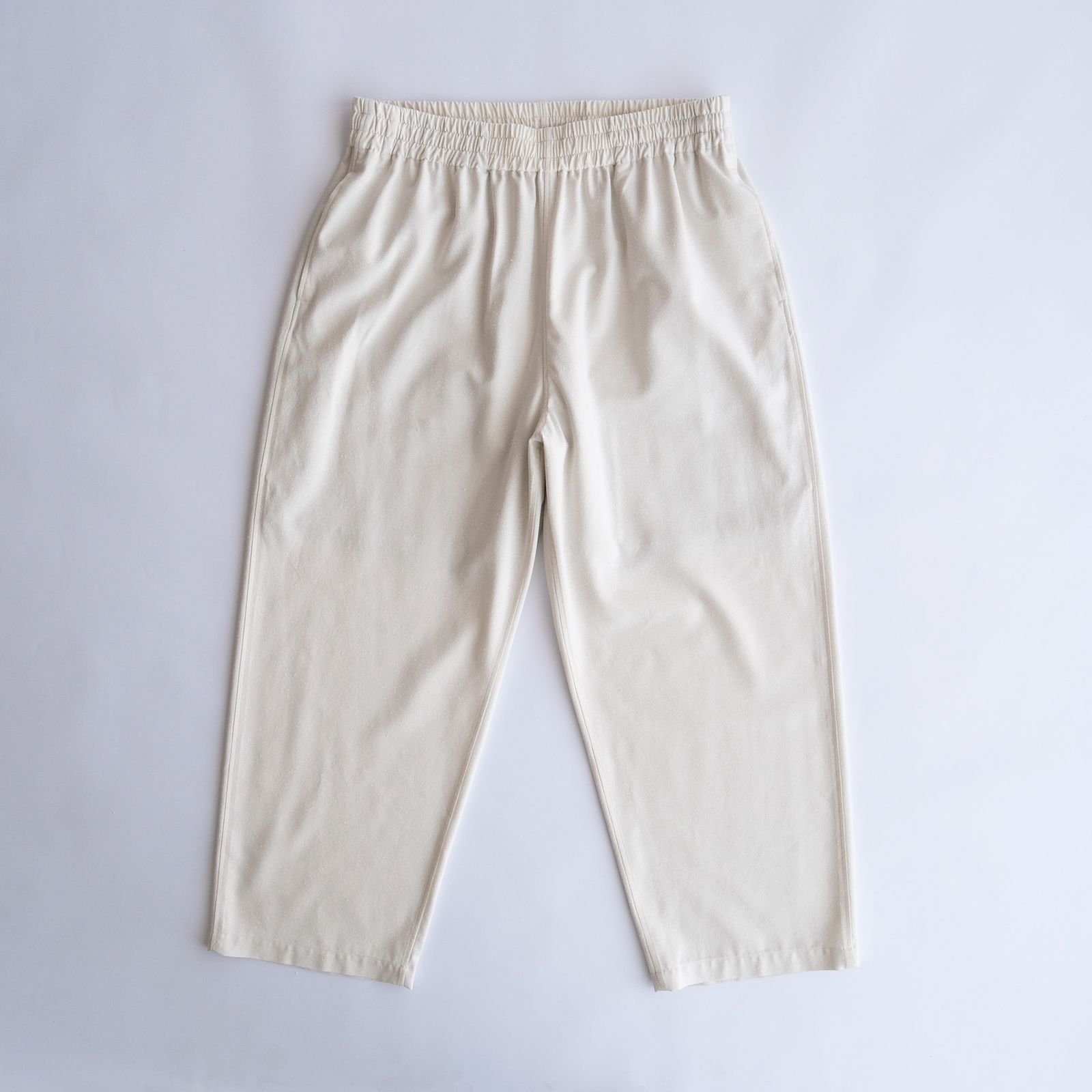 Silk Noil Viscose Sleeping Easy Pants -パンツ-（Ecru / エクリュ）