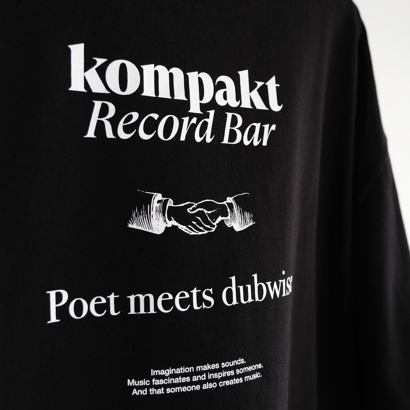 Kompakt Record Barx + PMD Oversized L/S T-Shirt -Tシャツ-（Black / ブラック）