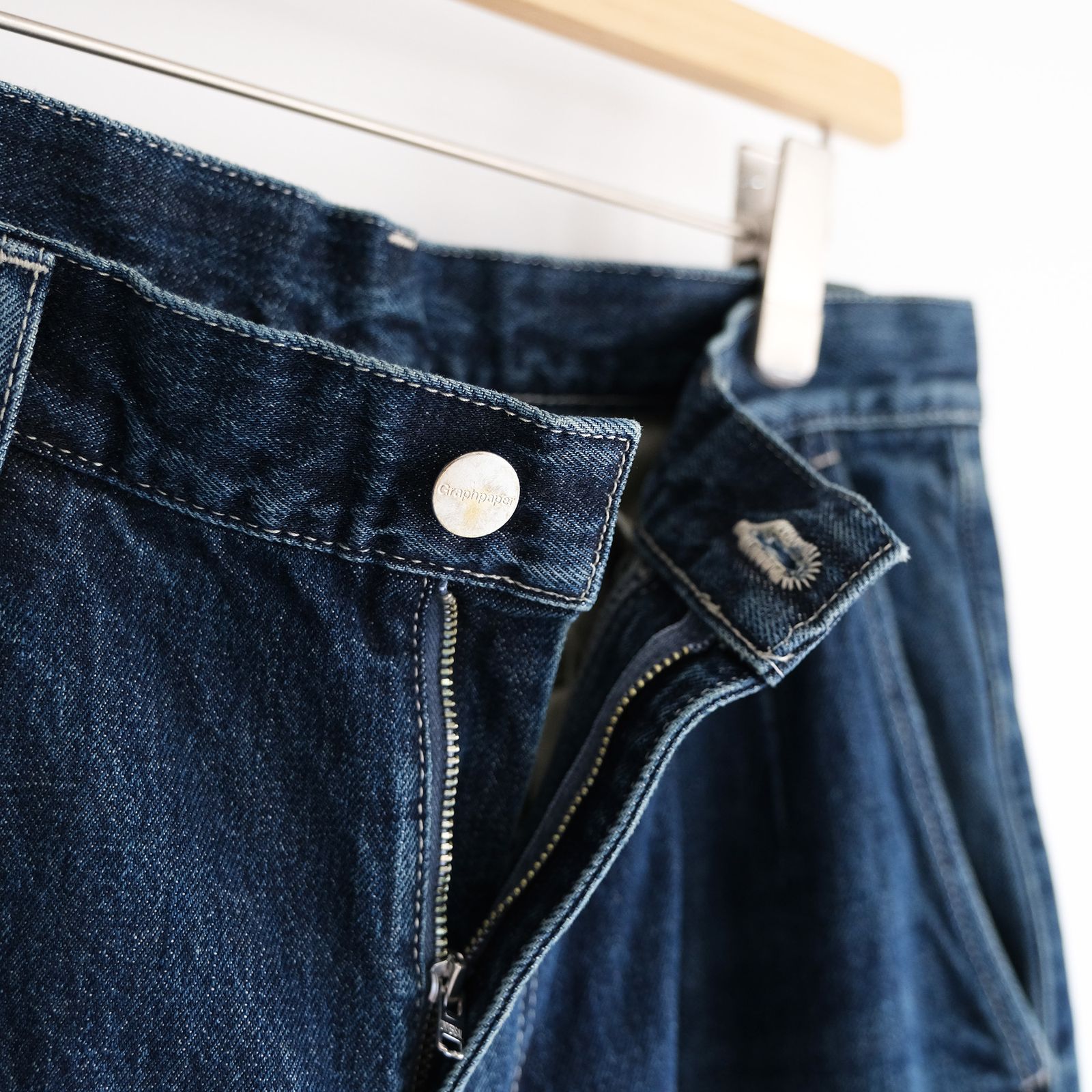 Graphpaper - Selvage Denim Two Tuck Tapered Pants -パンツ