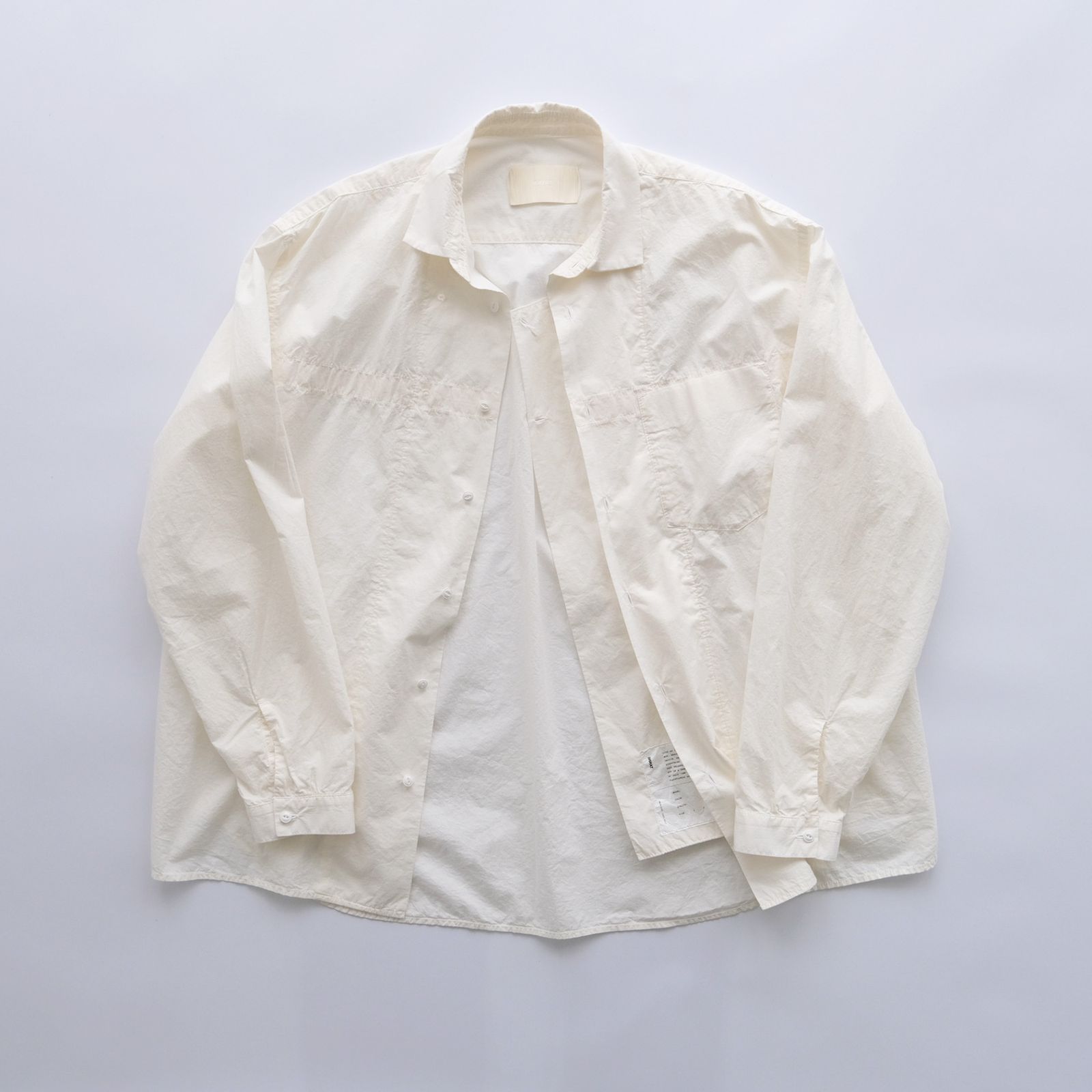 Loose Box Shirt - シャツ -（White / ホワイト）