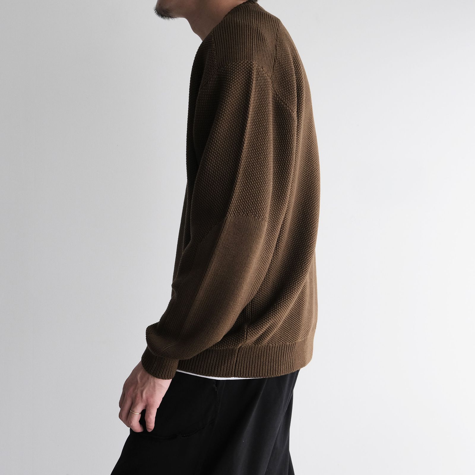 Soft Wool Command Sweather -ニット-（Brown / ブラウン）GU263-80600
