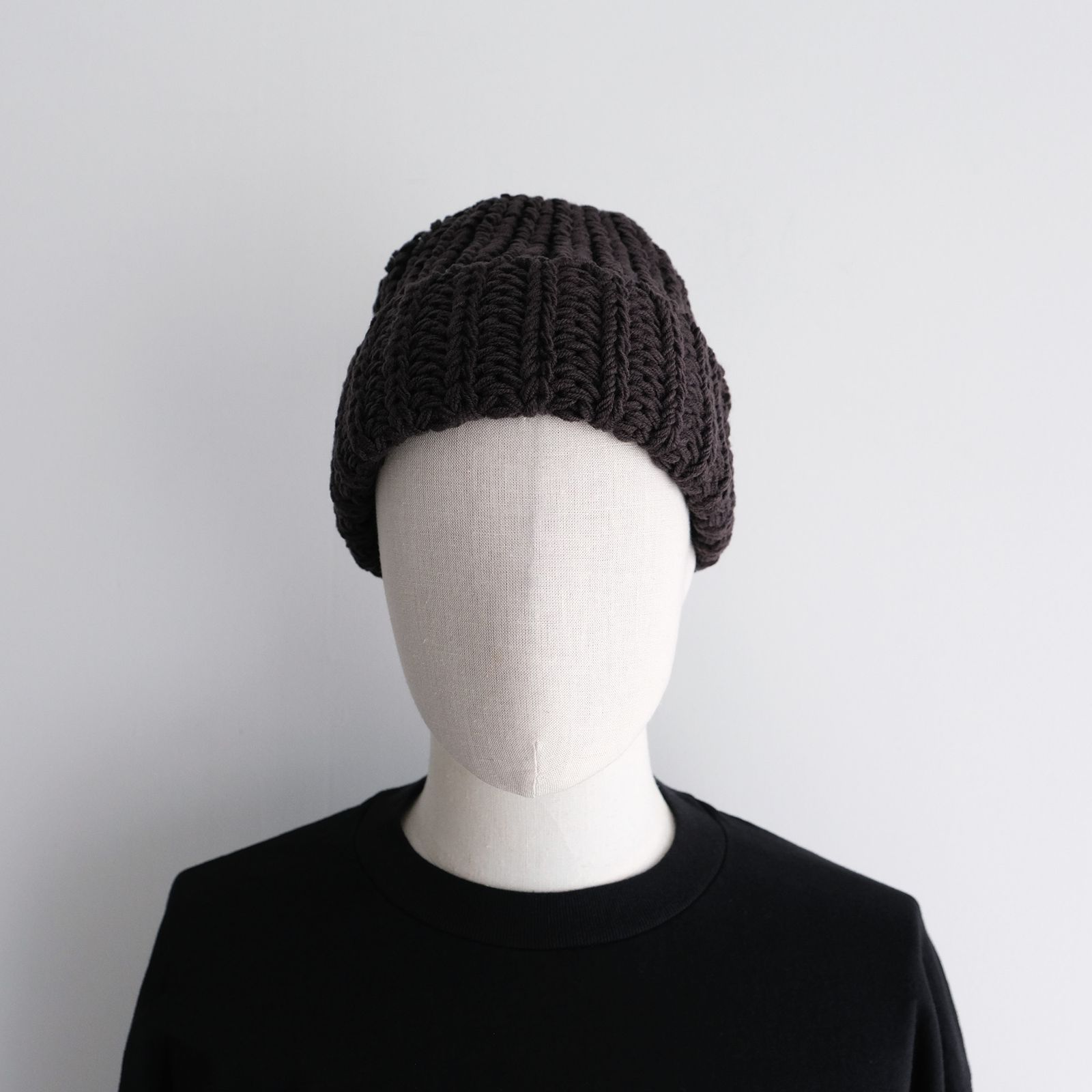 Big Knit -ニットキャップ-（Brown /ブラウン）