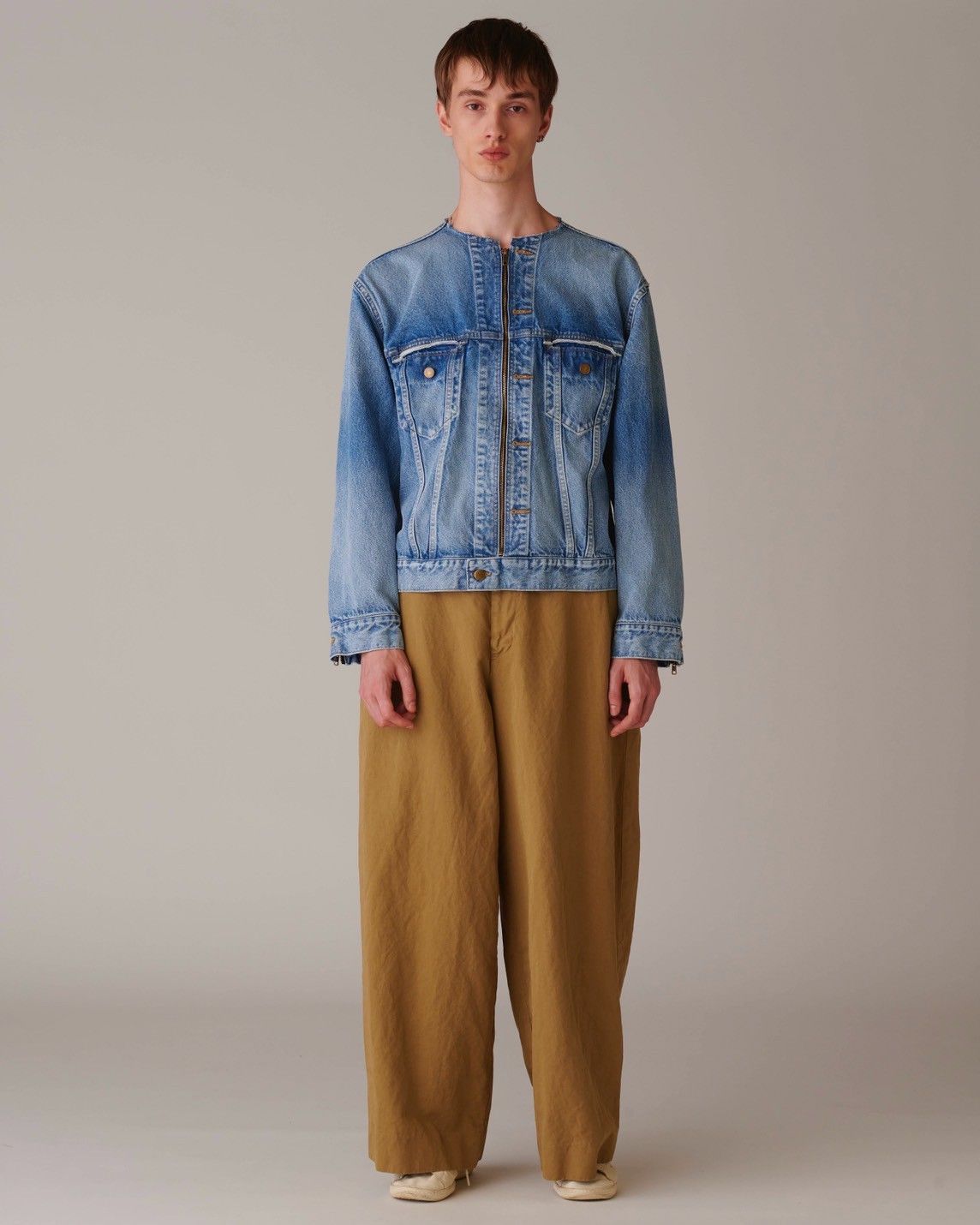 Cotton Washer Chino Pants -パンツ-（Beige / ベージュ）