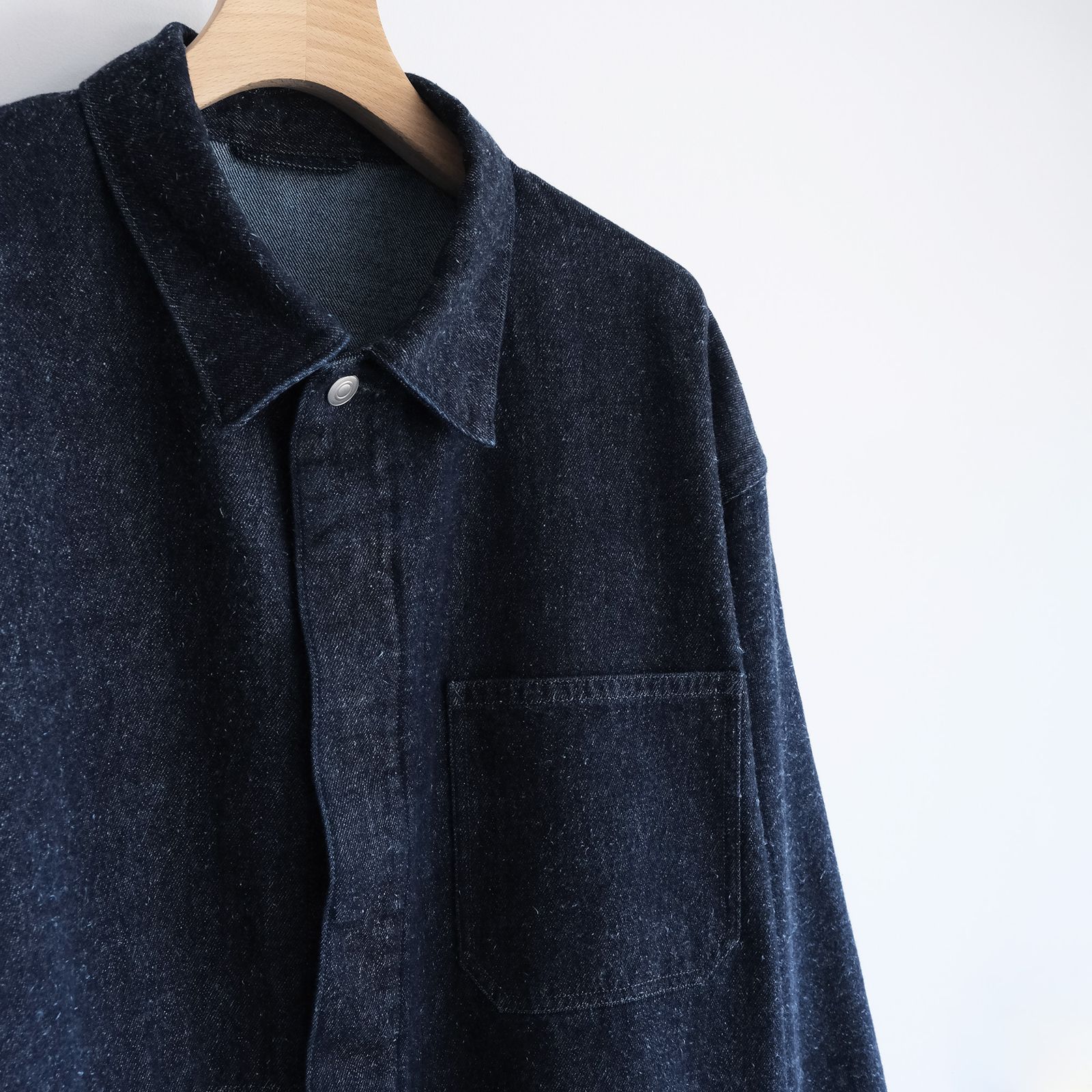 Silk Denim Work Jacket -ジャケット-（Indigo / インディゴ）